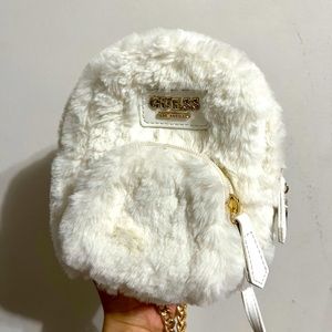 Guess Fluffy Cute Backpack